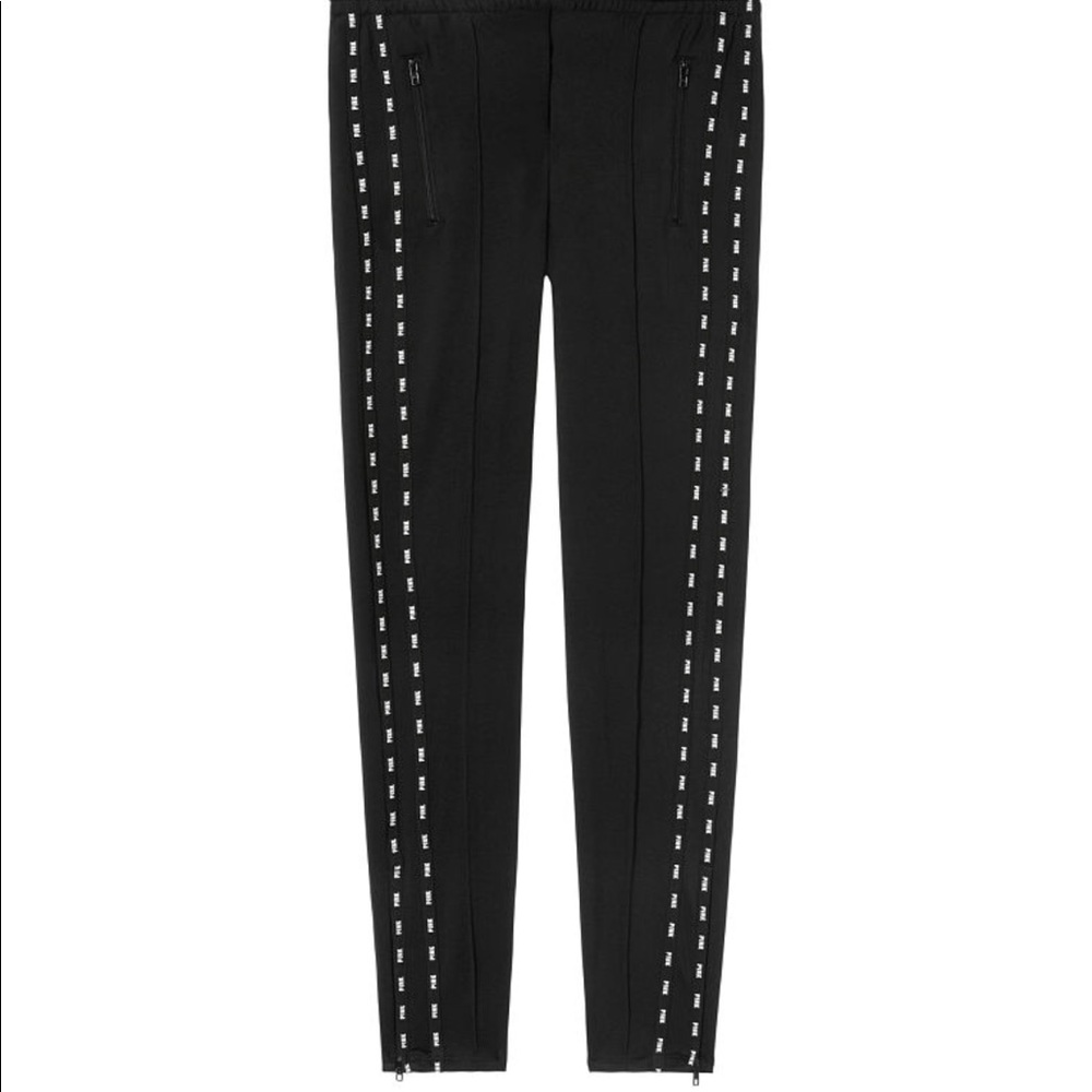 PINK SKINNY TRACK PANTS